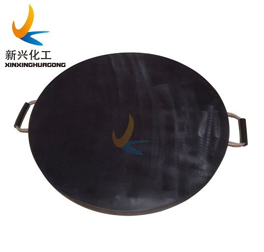 UHMWPE crane outrigger pad and block