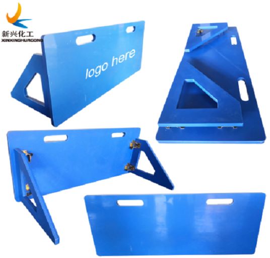 Football training equipment Portable Football Rebound Board Hdpe Uhmwpe Soccer Passing Wall