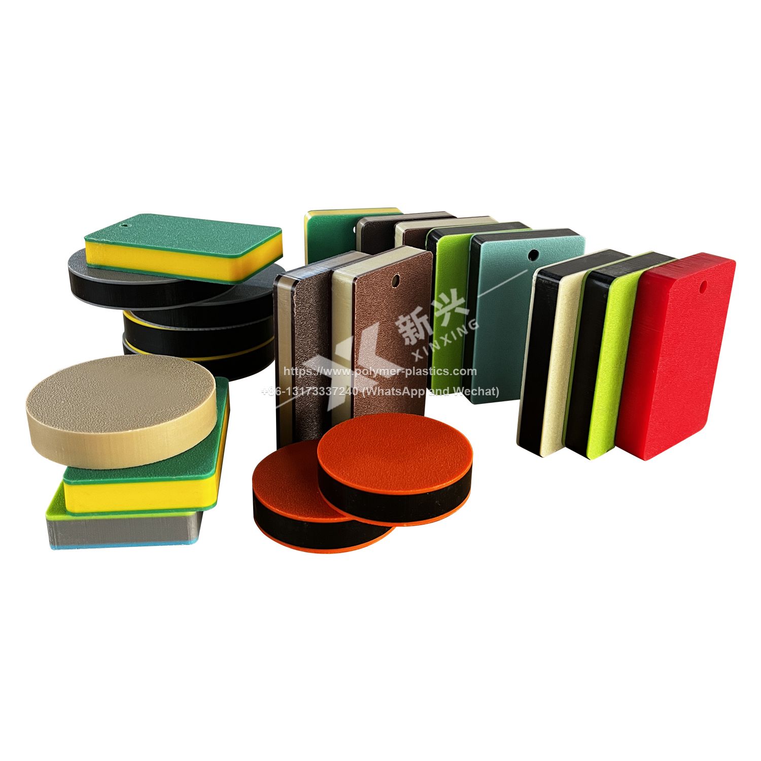 High quality Eco-friendly Solid Plastic Recycled colored plate orange peel textured hdpe sheet