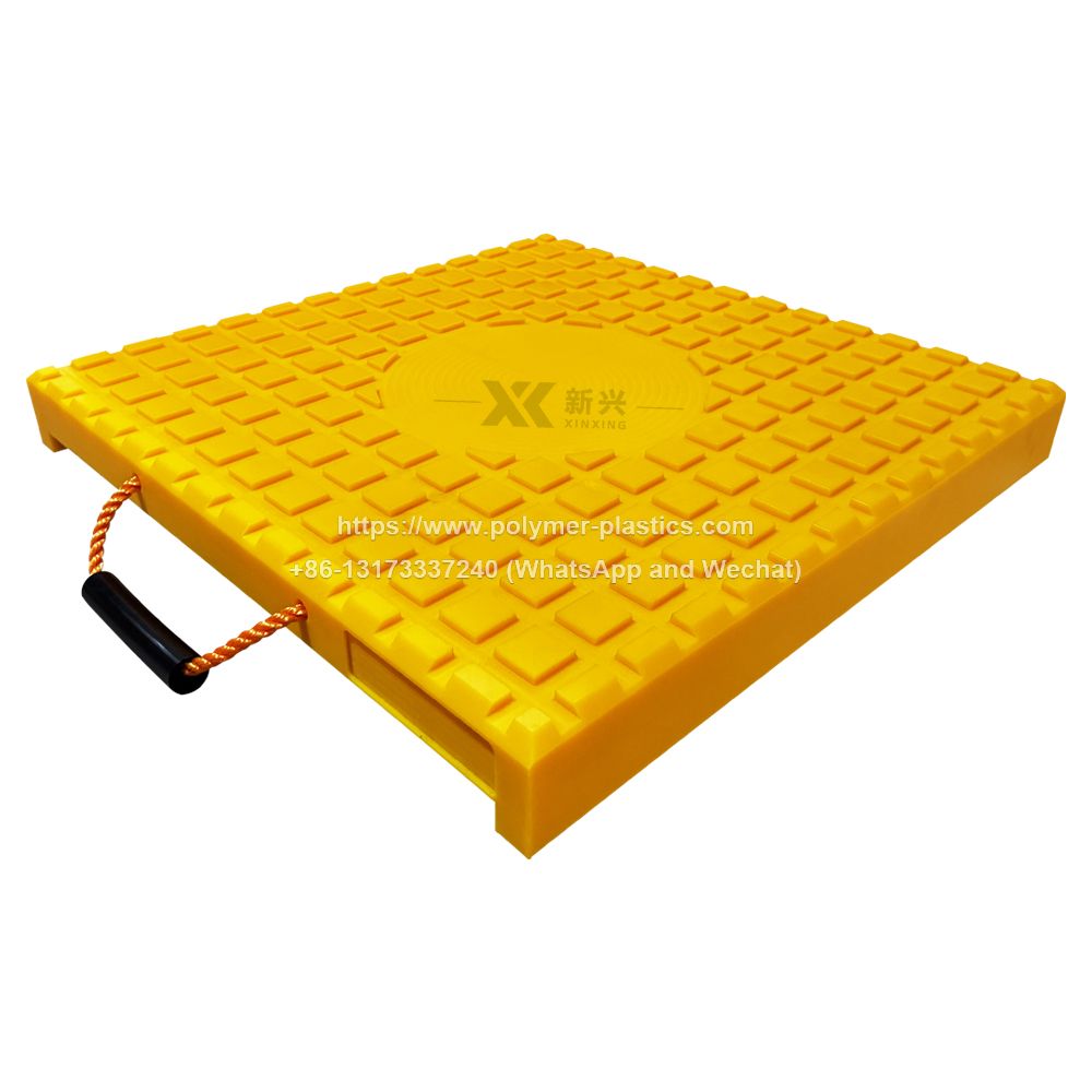 Customized Shape Composite Material Support Boards Base Plate Road Protection Mat Crane Outrigger Pad