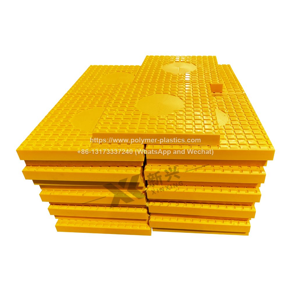 Customized Shape Composite Material Support Boards Base Plate Road Protection Mat Crane Outrigger Pad