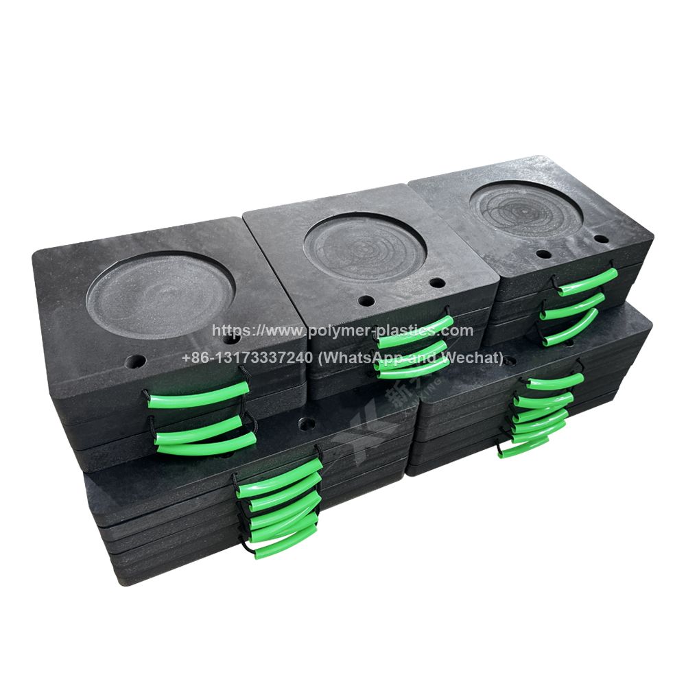 Customized Shape Composite Material Support Boards Base Plate Road Protection Mat Crane Outrigger Pad