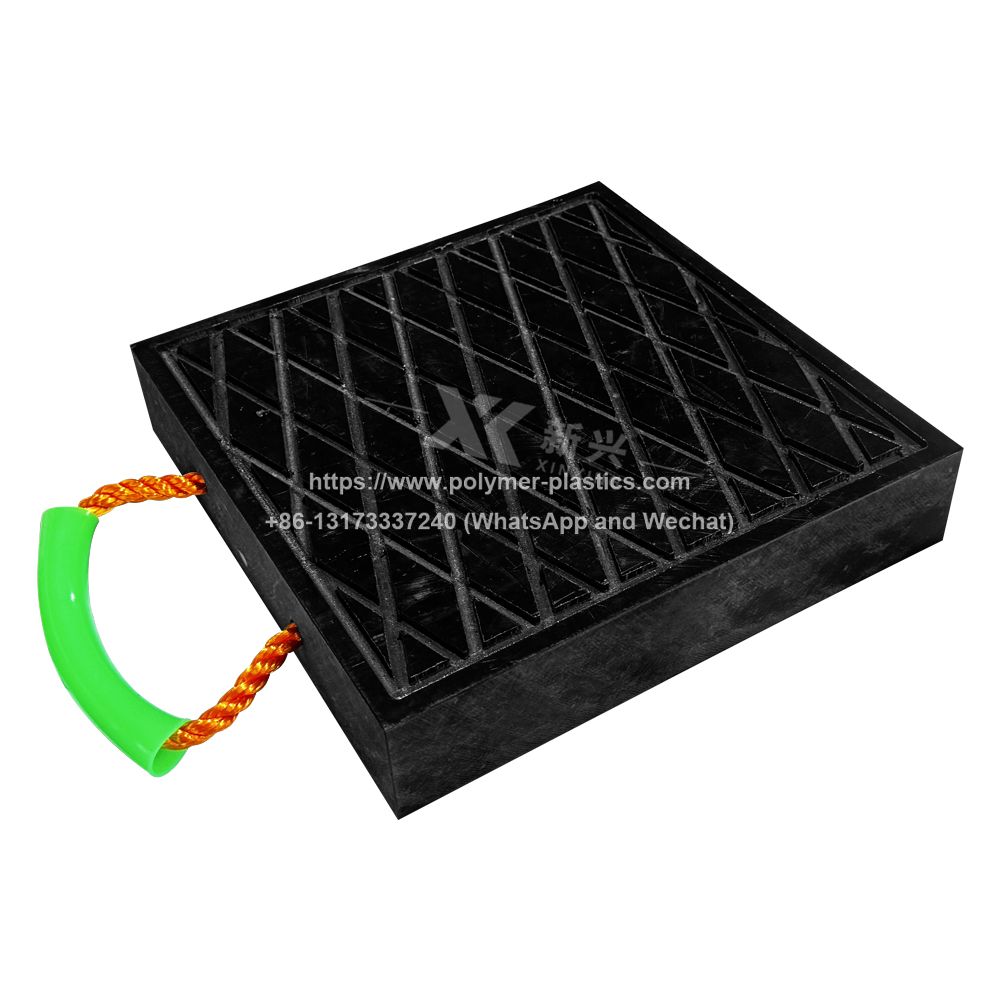 Customized Shape Composite Material Support Boards Base Plate Road Protection Mat Crane Outrigger Pad