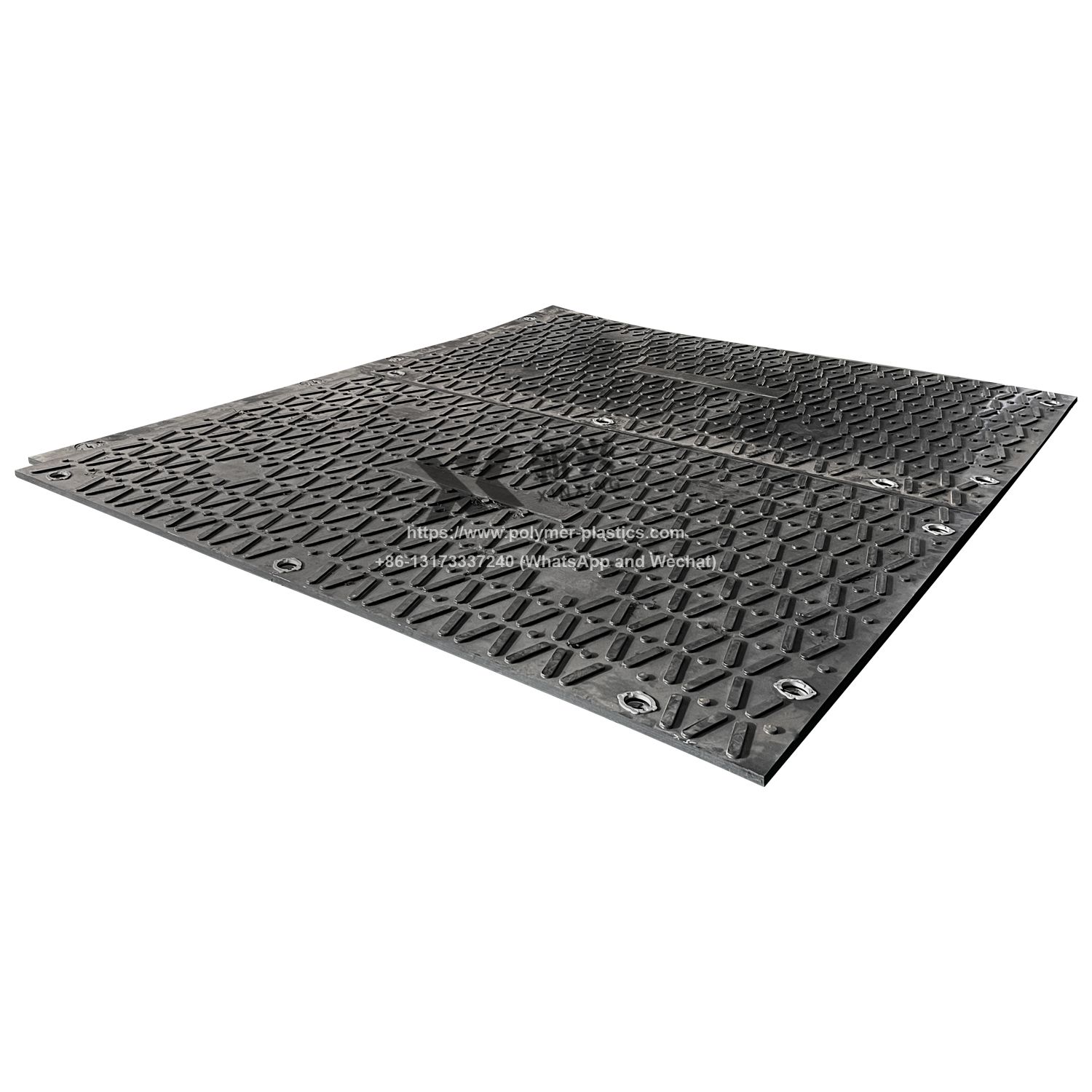 Anti-slip wear-resistant heavy duty 4*8 UHMWPE ground protection mats