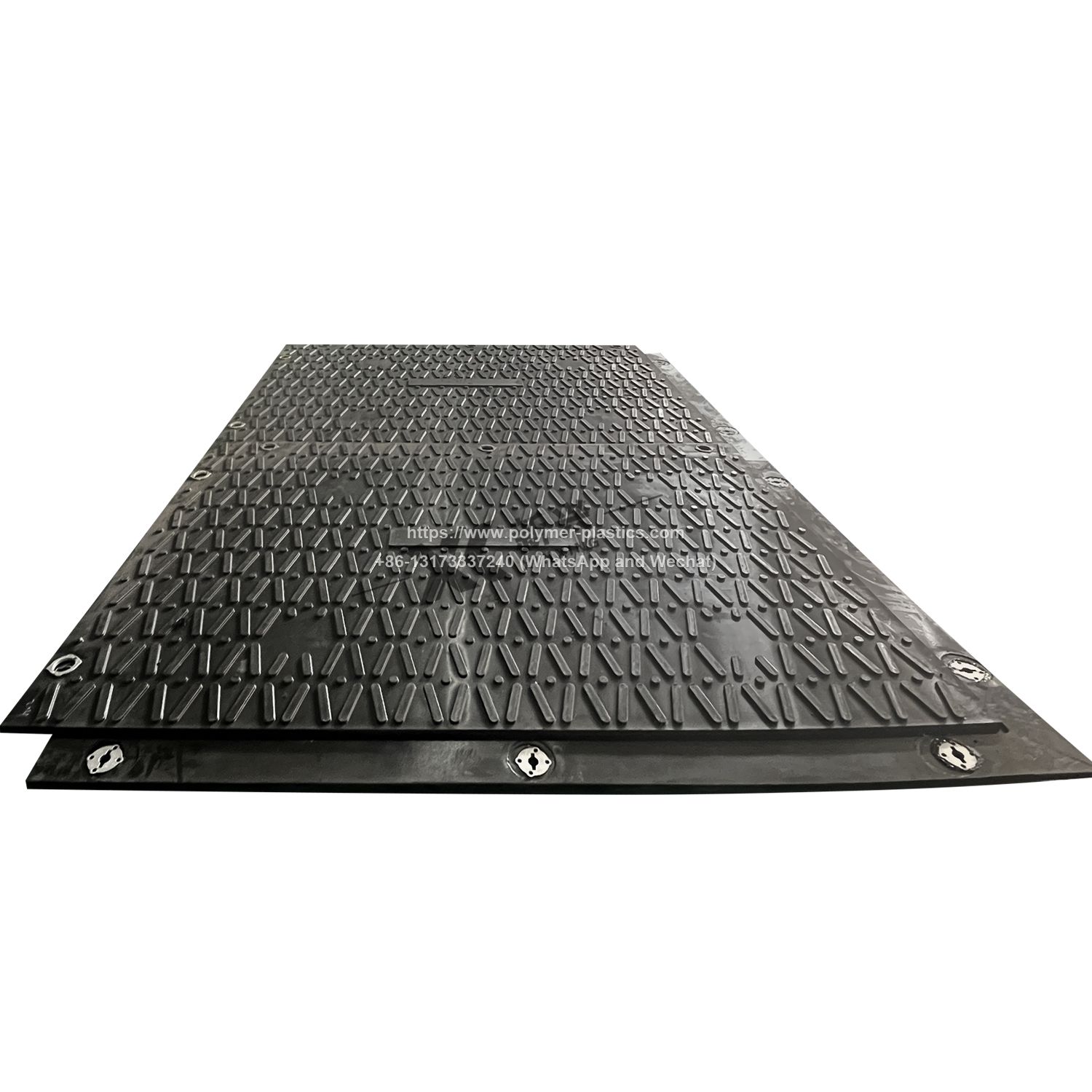 Anti-slip wear-resistant heavy duty 4*8 UHMWPE ground protection mats