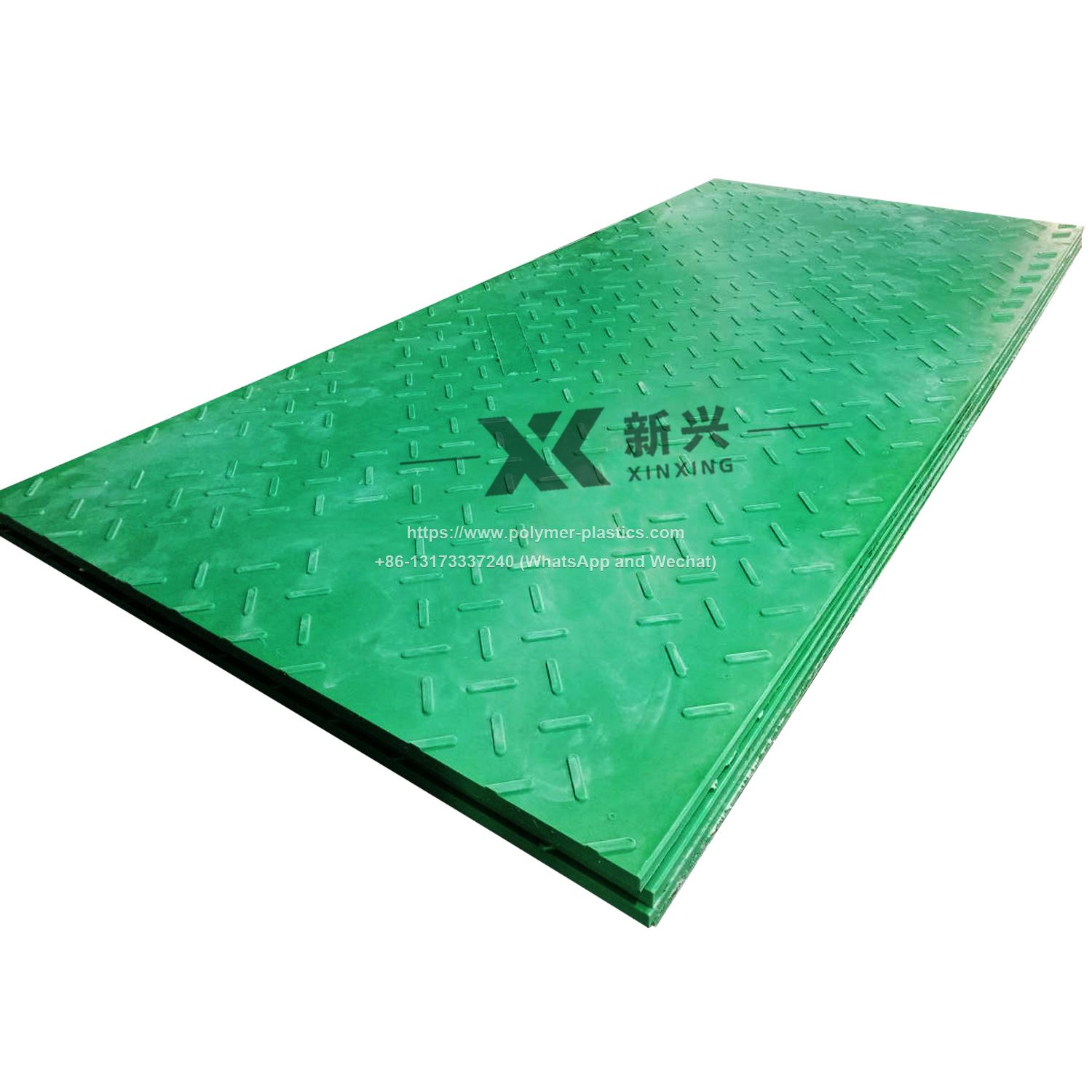 Anti-slip wear-resistant heavy duty 4*8 UHMWPE ground protection mats