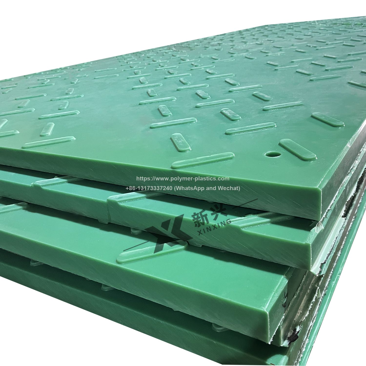 Anti-slip wear-resistant heavy duty 4*8 UHMWPE ground protection mats