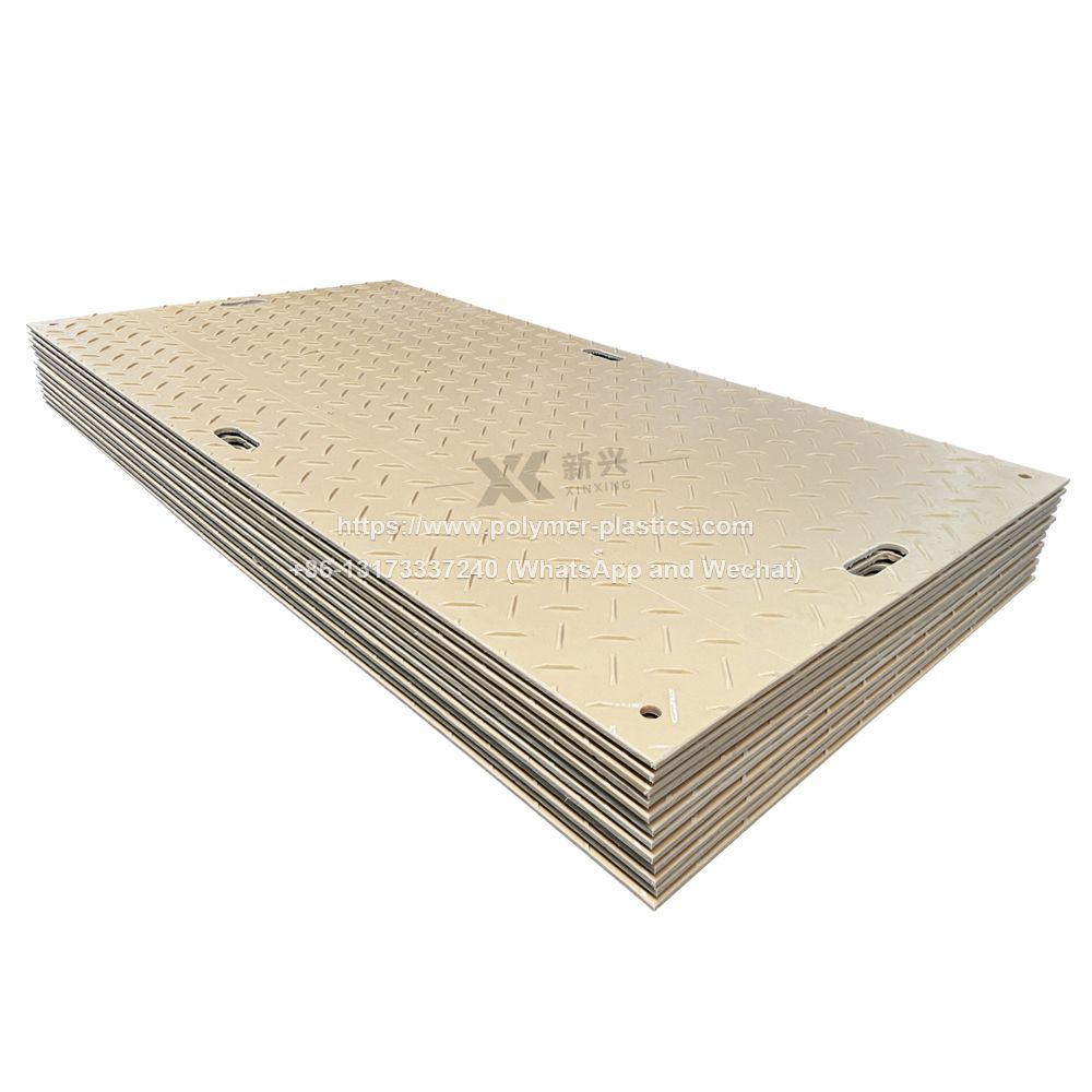 Polyethylene plastic sheets ground protection mat temporary road mats