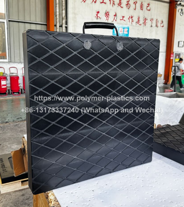 Heavy duty crane crane support mat jack stabilizer pad