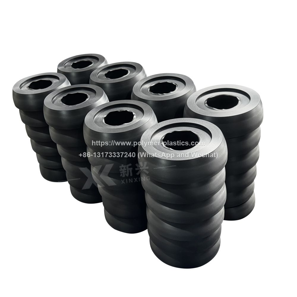 UHMWPE Plastic Impact Roller Belt Conveyor Parts UHMWPE Roller Manufacturer