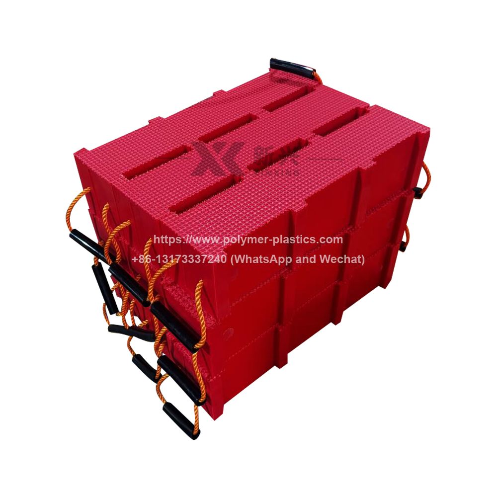 Anti-slip Interlocking Cribbing Blocks and Base Pads Crane Outrigger Stack Pad