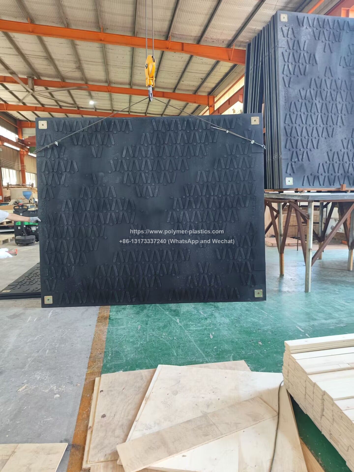 Uhmwpe Temporary Heavy Duty Construction Track Road Mat HDPE Composite Temporary road mats