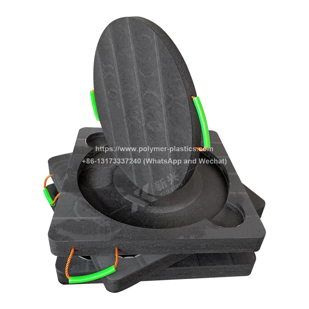 Heavy duty crane crane support mat jack stabilizer pad